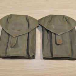 Ensemble de deux pochettes porte chargeur pour fusil Fran&ccedil;ais Famas Porte chargeur Air soft (2)