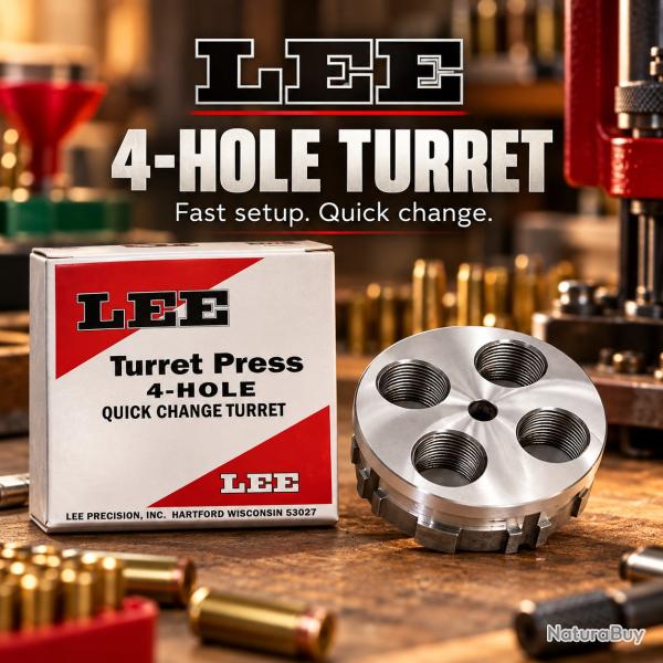 Lee Precision - Lee 4-Hole Turret - Lee 4-Hole Turret