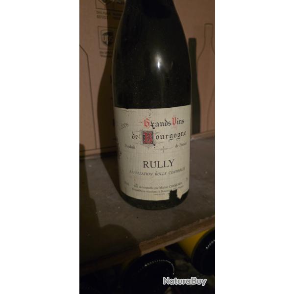 Bouteille Vin  bourgogne rully rouge 2006