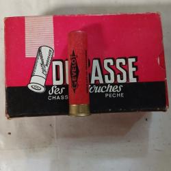 Lot de 2 bo&icirc;tes  de cartouches  anciennes cal  14mm(carabine,de jardin) douilles cartons   Ducasse
