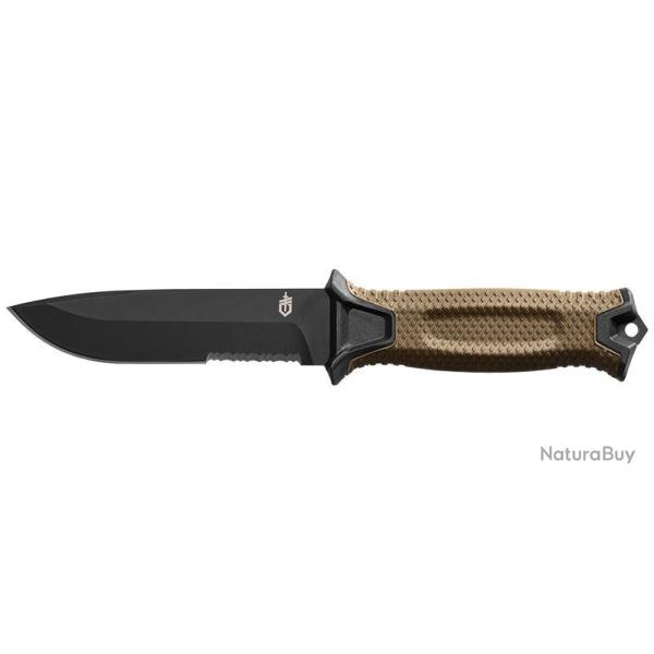 Couteau Gerber Strongarm lame fixe avec �tui MOLLE - Lame mixte 127 mm, �tui Kydex