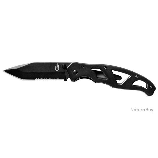 Couteau pliant Gerber Paraframe I Tanto lame noire