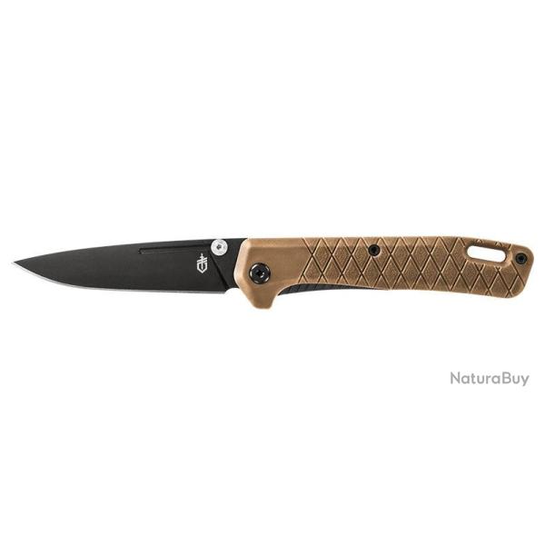 Couteau pliant Gerber Zilch manche coyote