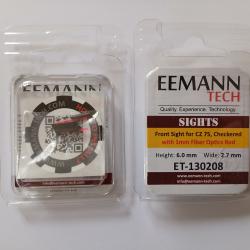 guidon CZ75 et shadow 6 mm ( moins 1,65 mm queue d'aronde)