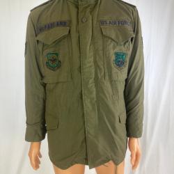 M65 OG-107 field jacket 1982 US AIR FORCE originale avec liner taille S Regular