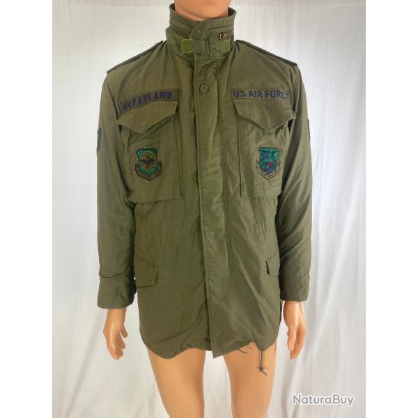 M65 OG-107 field jacket 1982 US AIR FORCE originale avec liner taille S Regular