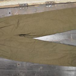 Pantalon &agrave; pont Arm&eacute;e Fran&ccedil;aise 1956. Fin Indochine / Alg&eacute;rie. Chasseur Alpin