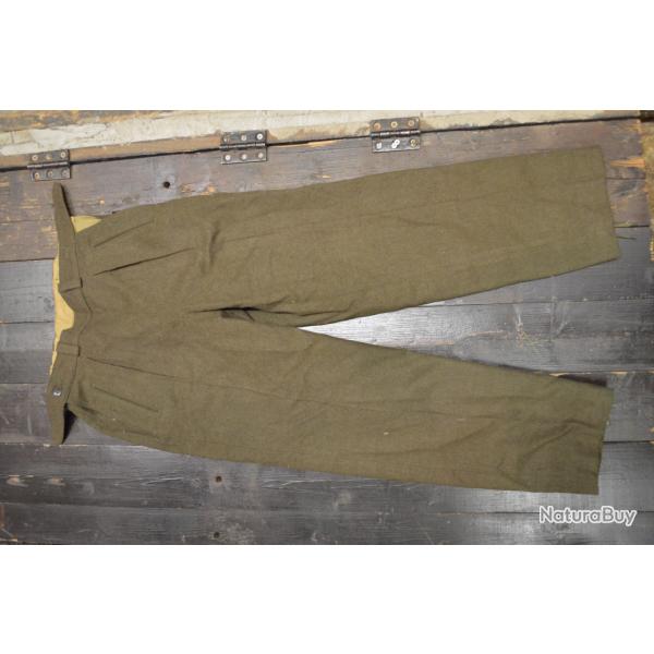 Pantalon � pont Arm�e Fran�aise 1956. Fin Indochine / Alg�rie. Chasseur Alpin