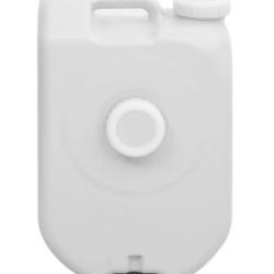 R&eacute;servoir eau portable PEHD gris 24 L 32x24x48 cm robuste avec poign&eacute;e