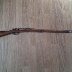 Beau fusil Chassepot m&ecirc;me num&eacute;ro pour tout manufacture arme imp&eacute;riale 1866 kepi uniforme