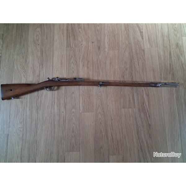 Beau fusil Chassepot m�me num�ro pour tout manufacture arme imp�riale 1866 kepi uniforme