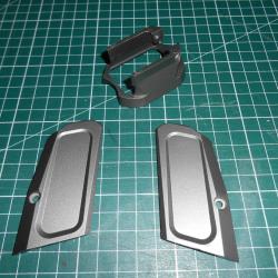 Plaquettes et puit de chargeur pour Tanfoglio Gold custom.
