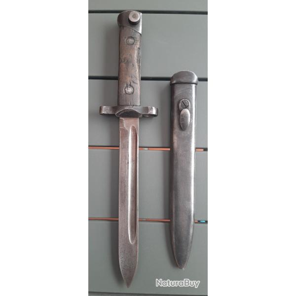 Baionnette Italie Mod�le 1938 Provence 1944 pour Carcano M 91-38 ORIGINAL