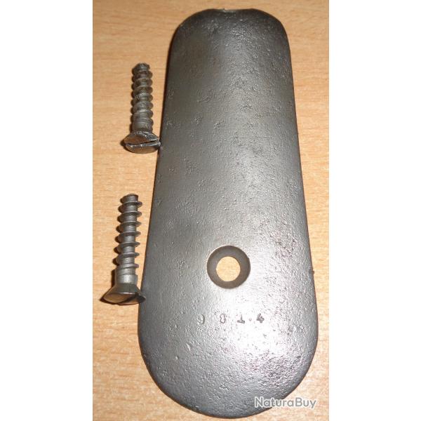 plaque de couche et ses 2 vis pour fusil G 98