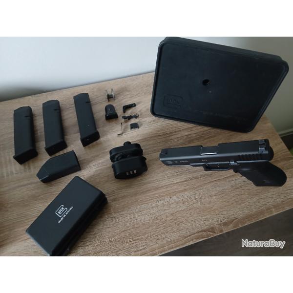 Glock 17 calibre 9�19  Gen 3 - Avec mallette d'origine