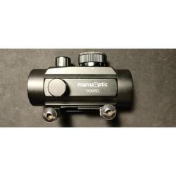 Point rouge de chasse MANU OPTIC pour fusil de calibre 12.