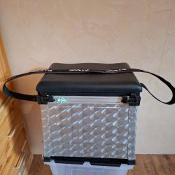 Panier-si&egrave;ge / Caisse de p&ecirc;che RIVE Aluminium - Tr&egrave;s bon &eacute;tat