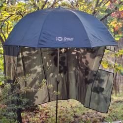 Parapluie-tente de p&ecirc;che SENSAS complet - &Eacute;tat quasi neuf (servi 1 fois)