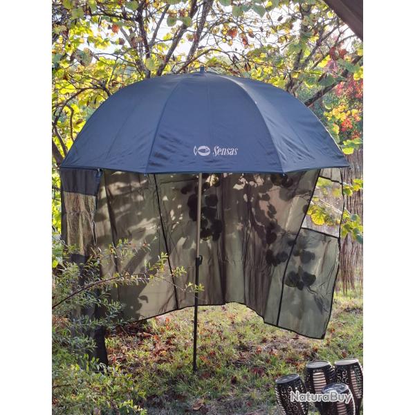 Parapluie-tente de p�che SENSAS complet - �tat quasi neuf (servi 1 fois)
