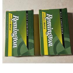 Lot de 2 boites de cartouches 7mm REMINGTON MAGNUM Express Rifle Nosler Partition 160gr