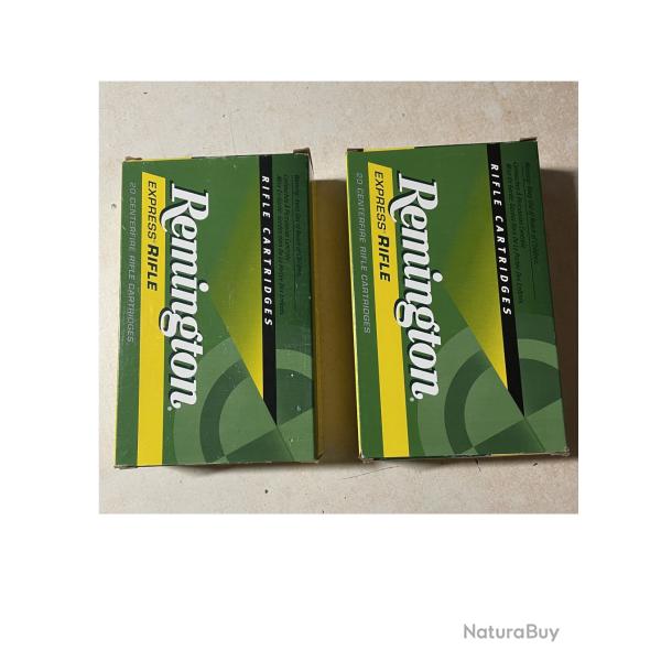 Lot de 2 boites de cartouches 7mm REMINGTON MAGNUM Express Rifle Nosler Partition 160gr