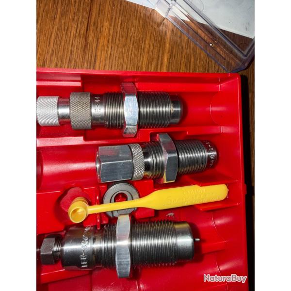 Jeu de 3 outils carbure pour calibres armes de poing - Lee Precision .44 Russian #90293