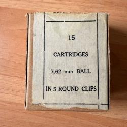 Bo&icirc;te vide de Munition 7.62 mm fabrique Nationale d'armes Herstal Belgique