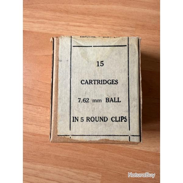 Bo�te vide de Munition 7.62 mm fabrique Nationale d'armes Herstal Belgique