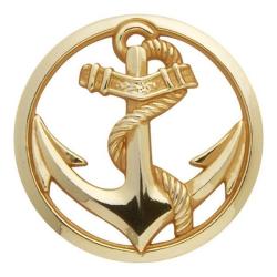 Insigne de b&eacute;ret - Troupes de Marine