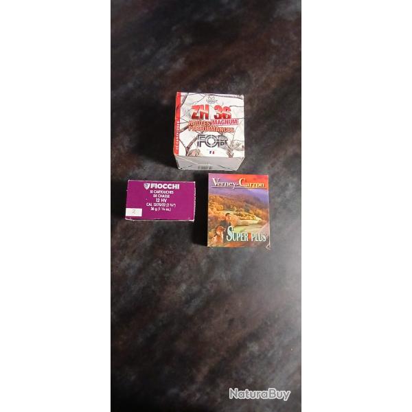 1 lot de 45 cartouches calibre 12