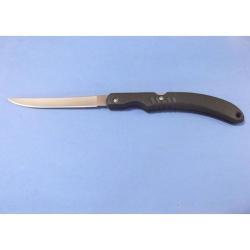 Couteau Pliant Rite Edge Folding Fillet Lame Acier Inox Manche Composite Noir Lockback CN210815