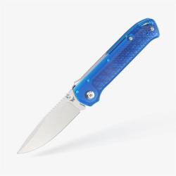 Couteau Flytanium Arcade Lite Lame Acier AUS-10A Manche PC Bleu Shark-Lock Made In Taiwan FLY1395BS