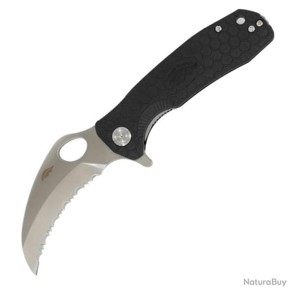 Couteau Honey Badger Claw Medium Lame Acier 8Cr13MoV Manche FRN Noir Liner Lock HB1131