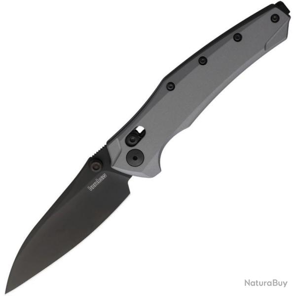 Couteau Kershaw Bareknuckle Lame Acier CPM MagnaCut Manche Aluminium Gris DuraLock Made In USA