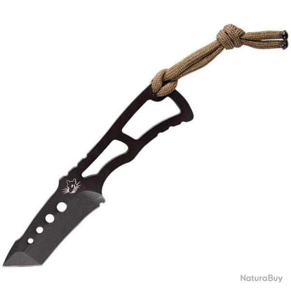 Couteau Fixe Southern Grind Vermin Tanto Lame Acier 8670M Manche Acier Noir �tui Kydex Made In USA
