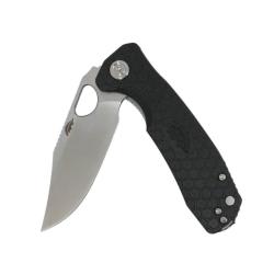 Couteau Honey Badger Clip Point Medium Lame Acier 14C28N Manche FRN Noir Liner Lock HB4087