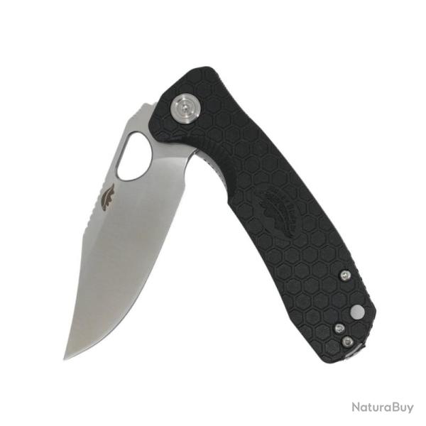 Couteau Honey Badger Clip Point Medium Lame Acier 14C28N Manche FRN Noir Liner Lock HB4087