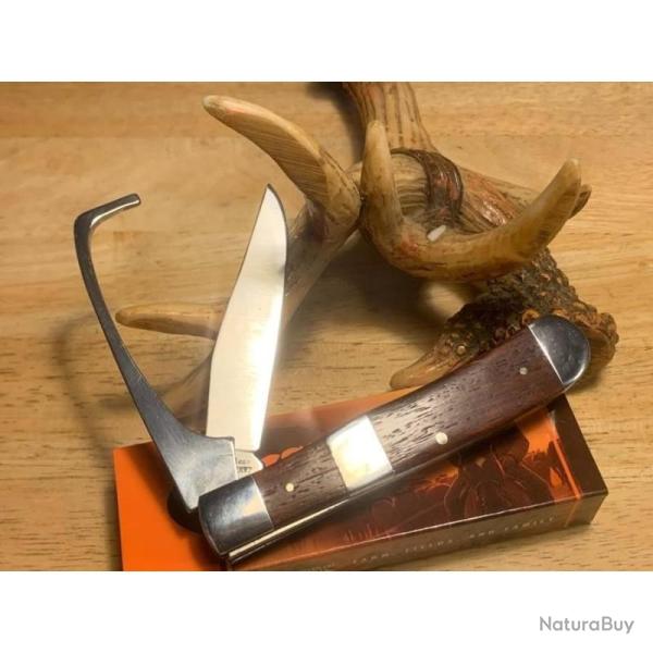 Couteau Cattleman's Cutlery Hoof Pick Lame Acier 3Cr13 Manche Palissandre Marron Slip Joint