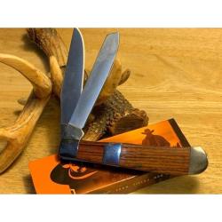 Couteau Cattleman's Cutlery Stockyard Lame Acier 3Cr13 Manche Palissandre Marron Slip Joint