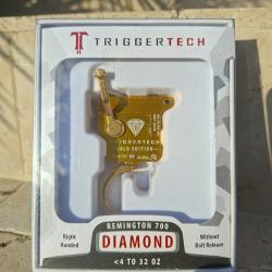 D&eacute;tente triggertech diamond REM 700 - Single Stage - Pro CURVE - GOLD EDITION