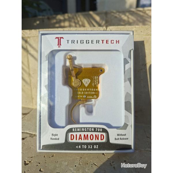 D�tente triggertech diamond REM 700 - Single Stage - Pro CURVE - GOLD EDITION