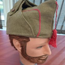 Calot / Bonnet de police Arm&eacute;e Espagnole r&eacute;glement 1943 Infanterie - TBE