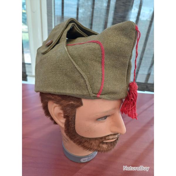 Calot / Bonnet de police Arm�e Espagnole r�glement 1943 Infanterie - TBE