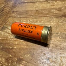 Cartouche PURDEY LONDON cal 12 plomb N5 - Ancienne