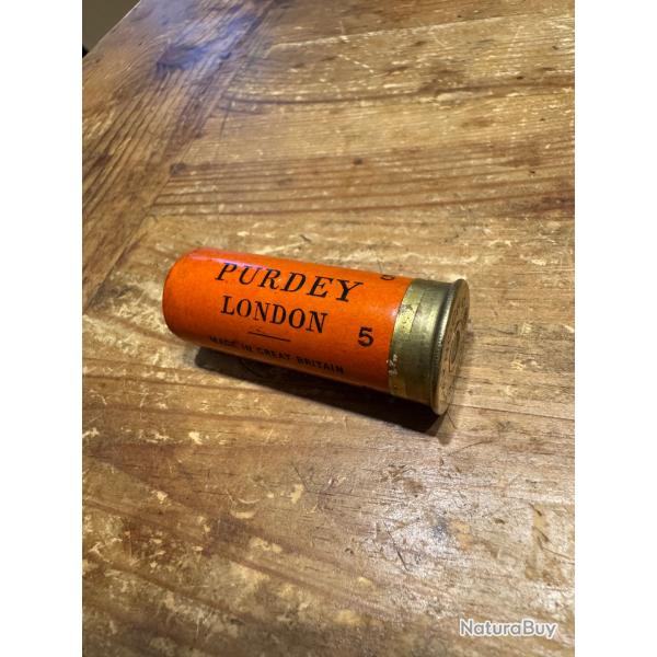 Cartouche PURDEY LONDON cal 12 plomb N5 - Ancienne