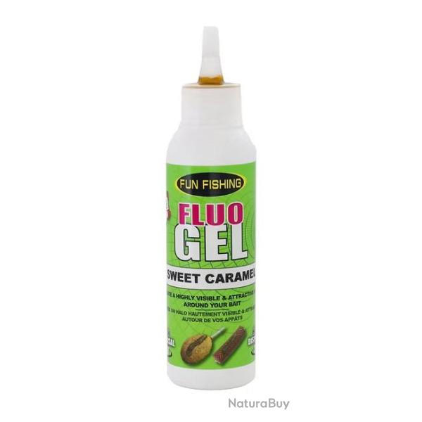 Fluo Booster Gel Fun Fishing 125ml Sweet Caramel