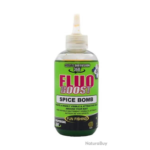 Additif Liquide Fun Fishing Fluo Boost - Attractant Fluorescent pour Amorce, Pellets et App�ts Spice