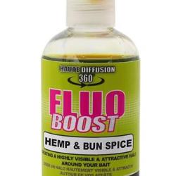 Additif Liquide Fun Fishing Fluo Boost - Attractant Fluorescent pour Amorce, Pellets et App&acirc;ts Hemp 