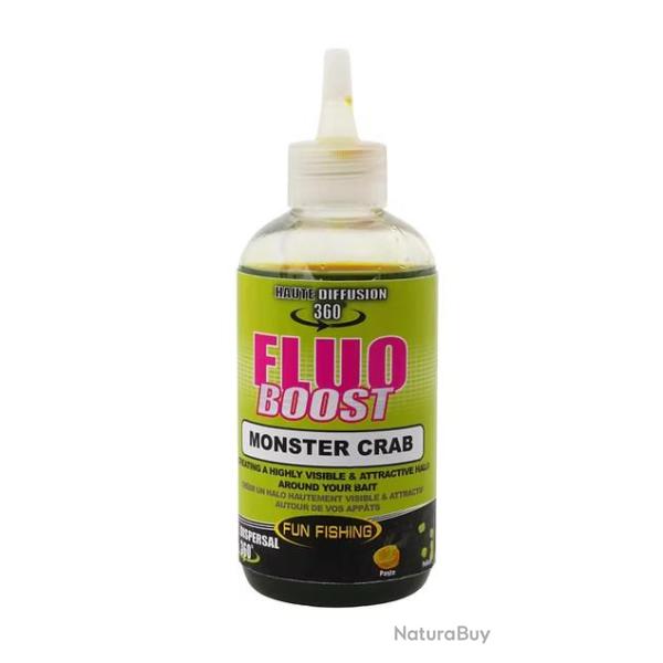 Additif Liquide Fun Fishing Fluo Boost - Attractant Fluorescent pour Amorce, Pellets et App�ts Monst