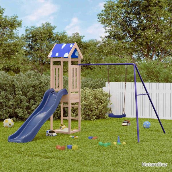 Aire de jeux d'ext�rieur en bois de pin massif, pour le jardin